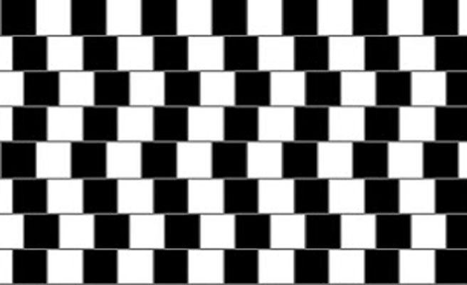 Esta ilusión debe su nombre a una cafetería de Bristol. Aunque no parezca las lineas son paralelas.